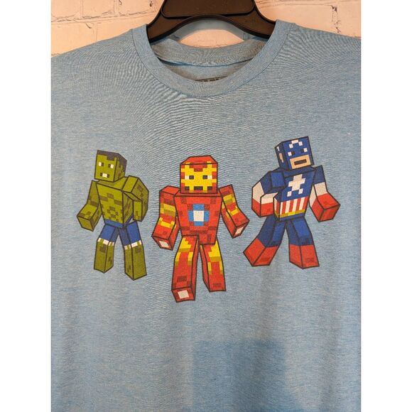 Marvel Minecraft mens Tshirt size large* - Picture 3 of 4